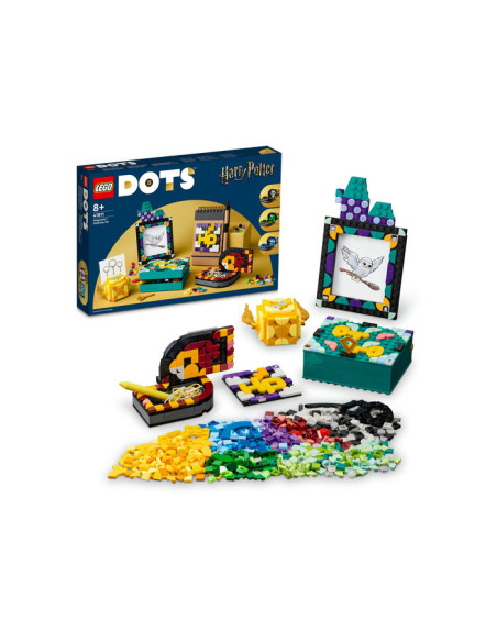 41811,LEGO DOTS, Kit pentru desktop Hogwarts™, 41811, 856 piese