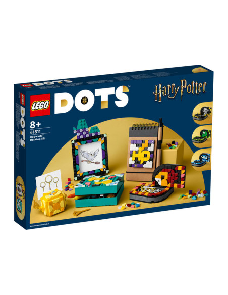 41811,LEGO DOTS, Kit pentru desktop Hogwarts™, 41811, 856 piese
