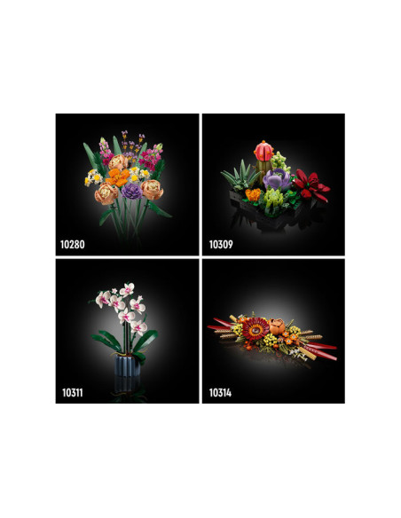 10313,LEGO Creator Expert, Buchet de flori de camp, 10313, 939 piese 10313,LEGO Creator Expert, Buchet de flori de camp, 10313, 939 piese
