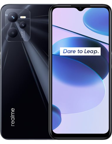 Realme C35 DS 4G/6.6"/OC/4GB/128GB/8MP/50MP+2MP+0.3MP/5000mAh, Glowing Black "6042356" 