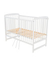 BN-BOOLA01AL,Babyneeds - Patut din lemn Ola 120x60 cm, Din lemn de pin, Stabil si rezistent, Inaltime saltea reglabila pe 3 nive