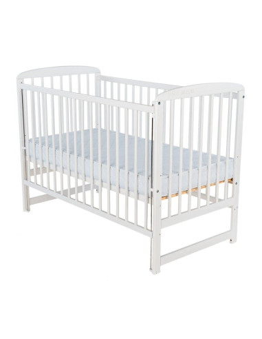 BN-BOOLA10CM03AL,Babyneeds - Patut din lemn Ola 120x60 cm, Cu laterala culisanta, Din lemn de pin, Stabil si rezistent, Inaltime