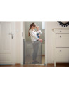 BN-LO-Tulia_White,Lionelo - Poarta de siguranta cu suruburi Tulia, Textila, Retractabila din Poliester, 140 cm, Conform cu stand