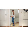 BN-LO-Tulia_White,Lionelo - Poarta de siguranta cu suruburi Tulia, Textila, Retractabila din Poliester, 140 cm, Conform cu stand
