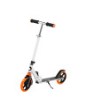 BN-LO-LUCA_White/Orange,Lionelo - Trotineta Luca, Copii/Adulti, Pliabila, Pana la 100 Kg, Conform cu standardul european de secu