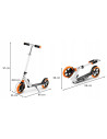 BN-LO-LUCA_White/Orange,Lionelo - Trotineta Luca, Copii/Adulti, Pliabila, Pana la 100 Kg, Conform cu standardul european de secu