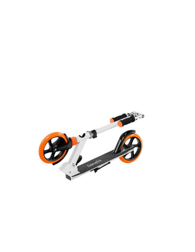BN-LO-LUCA_White/Orange,Lionelo - Trotineta Luca, Copii/Adulti, Pliabila, Pana la 100 Kg, Conform cu standardul european de secu
