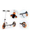 BN-LO-LUCA_White/Orange,Lionelo - Trotineta Luca, Copii/Adulti, Pliabila, Pana la 100 Kg, Conform cu standardul european de secu