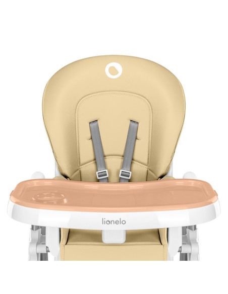 BN-LO-LINNPLUS_Beige,Lionelo - Scaun de masa Reglabil, 6 Pozitii pe inaltime, Spatar reglabil in 3 pozitii, Linn Plus din metal,
