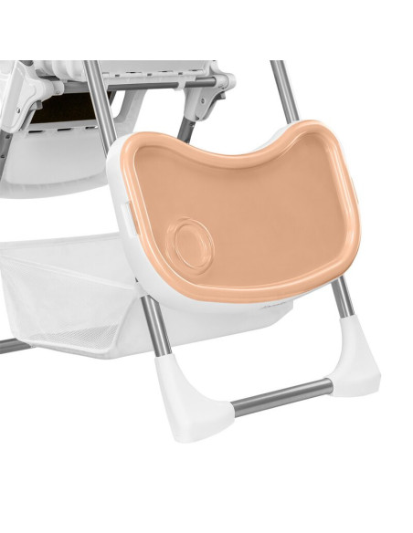 BN-LO-LINNPLUS_Beige,Lionelo - Scaun de masa Reglabil, 6 Pozitii pe inaltime, Spatar reglabil in 3 pozitii, Linn Plus din metal,