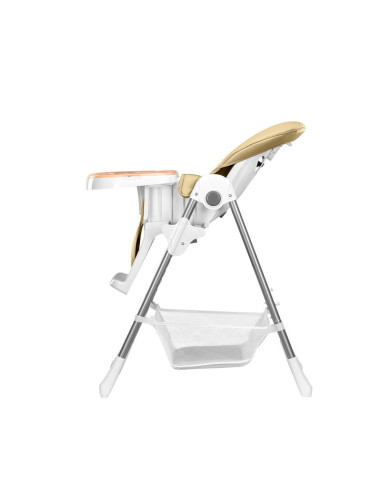 BN-LO-LINNPLUS_Beige,Lionelo - Scaun de masa Reglabil, 6 Pozitii pe inaltime, Spatar reglabil in 3 pozitii, Linn Plus din metal,