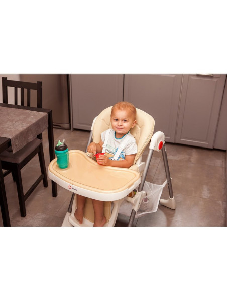 BN-LO-LINNPLUS_Beige,Lionelo - Scaun de masa Reglabil, 6 Pozitii pe inaltime, Spatar reglabil in 3 pozitii, Linn Plus din metal,