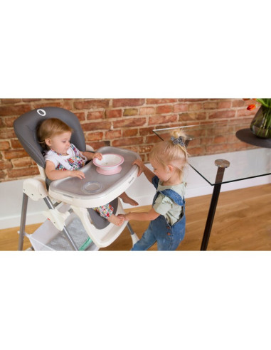 BN-LO-LINNPLUS_Beige,Lionelo - Scaun de masa Reglabil, 6 Pozitii pe inaltime, Spatar reglabil in 3 pozitii, Linn Plus din metal,