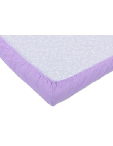 BN-BN102,BabyNeeds - Cearceaf cu elastic 140x70 cm, Lila