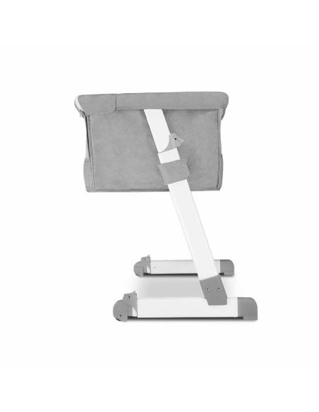 BN-LO-THEO_Grey,Lionelo - Patut co-sleeper Theo 2 in 1, Cu setare unghiulara, Reglabil in 5 pozitii pe inaltime, Conform cu stan