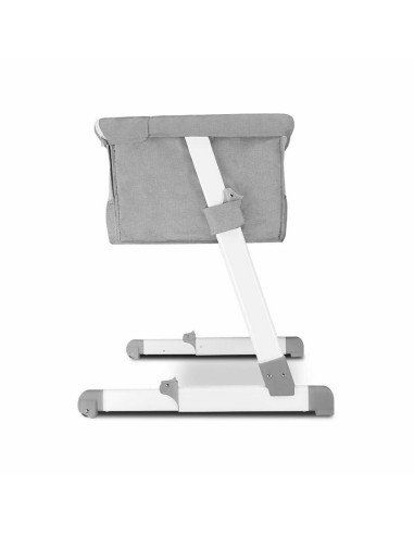 BN-LO-THEO_Grey,Lionelo - Patut co-sleeper Theo 2 in 1, Cu setare unghiulara, Reglabil in 5 pozitii pe inaltime, Conform cu stan