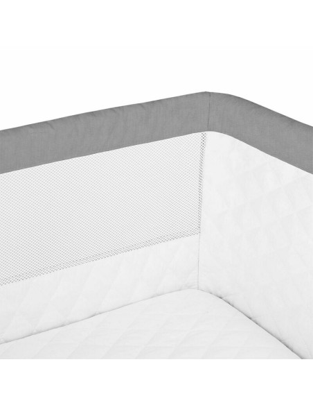 BN-LO-THEO_Grey,Lionelo - Patut co-sleeper Theo 2 in 1, Cu setare unghiulara, Reglabil in 5 pozitii pe inaltime, Conform cu stan
