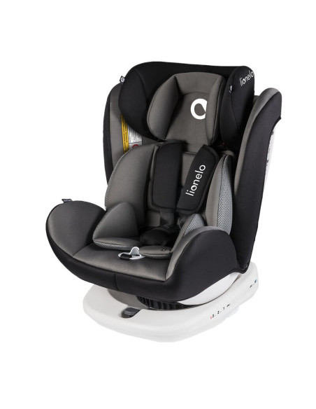 BN-LO-BASTIAAN_GREY,Lionelo - Scaun auto Bastiaan Pozitie de somn, Rotire 360 grade, 0-36 Kg, Cu Isofix si Centura Top Tether, C