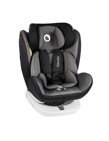 BN-LO-BASTIAAN_GREY,Lionelo - Scaun auto Bastiaan Pozitie de somn, Rotire 360 grade, 0-36 Kg, Cu Isofix si Centura Top Tether, C