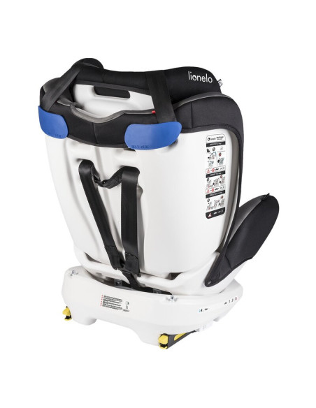 BN-LO-BASTIAAN_GREY,Lionelo - Scaun auto Bastiaan Pozitie de somn, Rotire 360 grade, 0-36 Kg, Cu Isofix si Centura Top Tether, C