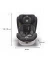BN-LO-BASTIAAN_GREY,Lionelo - Scaun auto Bastiaan Pozitie de somn, Rotire 360 grade, 0-36 Kg, Cu Isofix si Centura Top Tether, C