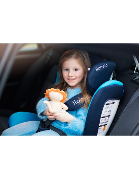 BN-LO-BASTIAAN_GREY,Lionelo - Scaun auto Bastiaan Pozitie de somn, Rotire 360 grade, 0-36 Kg, Cu Isofix si Centura Top Tether, C