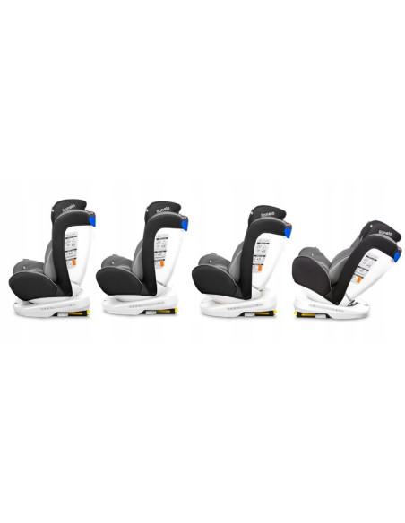 BN-LO-BASTIAAN_VIOLET,Lionelo - Scaun auto Bastiaan Pozitie de somn, Rotire 360 grade, 0-36 Kg, Cu Isofix si Centura Top Tether,