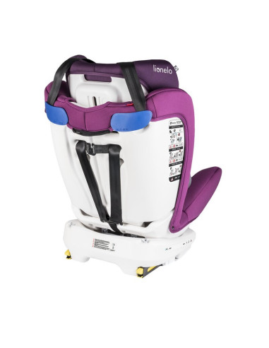 BN-LO-BASTIAAN_VIOLET,Lionelo - Scaun auto Bastiaan Pozitie de somn, Rotire 360 grade, 0-36 Kg, Cu Isofix si Centura Top Tether,