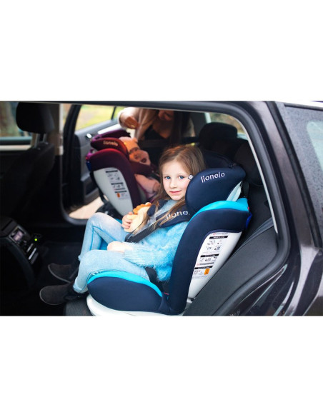 BN-LO-BASTIAAN_VIOLET,Lionelo - Scaun auto Bastiaan Pozitie de somn, Rotire 360 grade, 0-36 Kg, Cu Isofix si Centura Top Tether,
