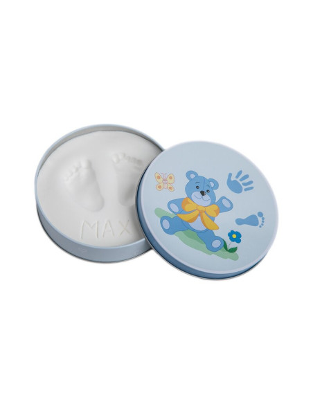 BN-BH_DB_Blue,Baby HandPrint - Mulaj amprente in cutie cadou Dream Box, Non-toxic, Conform cu standardul european de siguranta E