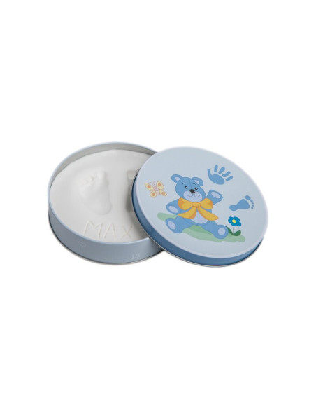 BN-BH_DB_Blue,Baby HandPrint - Mulaj amprente in cutie cadou Dream Box, Non-toxic, Conform cu standardul european de siguranta E