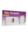 BN-BH_DMF_White,Baby HandPrint - Kit mulaj cu dubla amprenta, Double Memory Frame, Cu rama foto 10x15 cm, Non-toxic, Conform cu