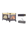 BN-921460,Petite&Mars - Patut pliant cu un nivel, Cu intrare laterala cu fermoar, 2 roti, 120x60 cm, Conform cu standardele euro