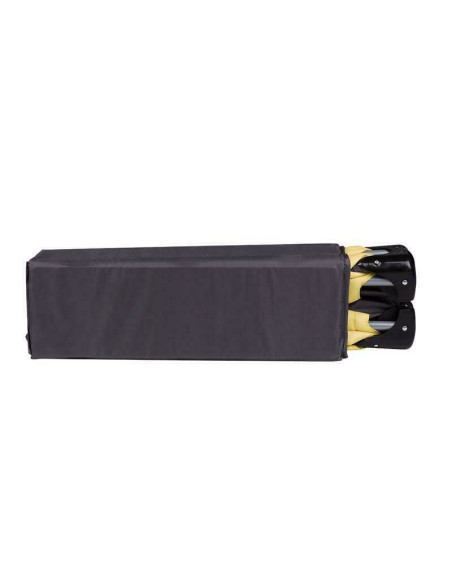 BN-921460,Petite&Mars - Patut pliant cu un nivel, Cu intrare laterala cu fermoar, 2 roti, 120x60 cm, Conform cu standardele euro