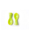 BN-910908,Petite&Mars - Set 2 lingurite cu infiletare pentru pungile Papoo, Verde