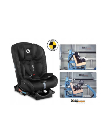 BN-LO-SANDER_BLACK,Lionelo - Scaun auto Sander Spatar reglabil, Forward-Facing sau Rear-Facing, Pozitie de somn, 0-36 Kg, Cu Iso
