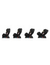 BN-LO-SANDER_BLACK,Lionelo - Scaun auto Sander Spatar reglabil, Forward-Facing sau Rear-Facing, Pozitie de somn, 0-36 Kg, Cu Iso