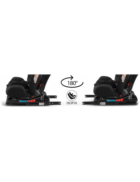 BN-LO-SANDER_BLACK,Lionelo - Scaun auto Sander Spatar reglabil, Forward-Facing sau Rear-Facing, Pozitie de somn, 0-36 Kg, Cu Iso