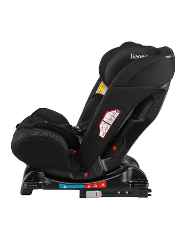 BN-LO-SANDER_BLACK,Lionelo - Scaun auto Sander Spatar reglabil, Forward-Facing sau Rear-Facing, Pozitie de somn, 0-36 Kg, Cu Iso