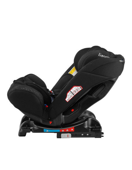 BN-LO-SANDER_BLACK,Lionelo - Scaun auto Sander Spatar reglabil, Forward-Facing sau Rear-Facing, Pozitie de somn, 0-36 Kg, Cu Iso