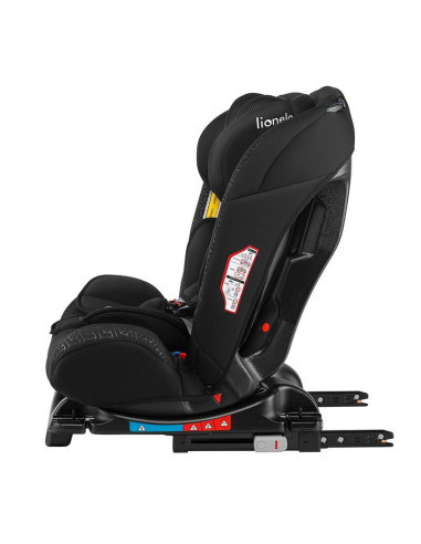 BN-LO-SANDER_BLACK,Lionelo - Scaun auto Sander Spatar reglabil, Forward-Facing sau Rear-Facing, Pozitie de somn, 0-36 Kg, Cu Iso