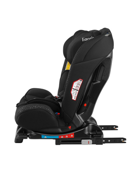 BN-LO-SANDER_BLACK,Lionelo - Scaun auto Sander Spatar reglabil, Forward-Facing sau Rear-Facing, Pozitie de somn, 0-36 Kg, Cu Iso