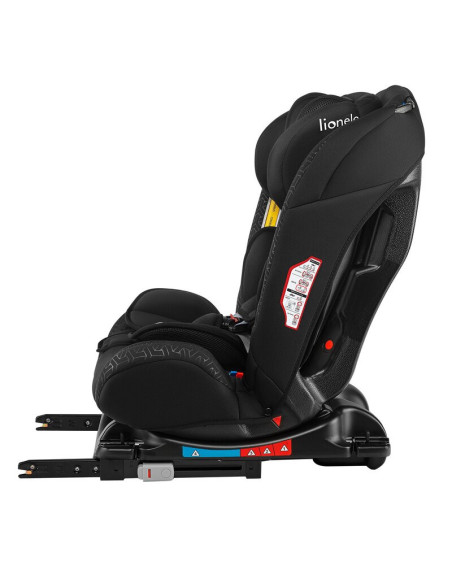 BN-LO-SANDER_BLACK,Lionelo - Scaun auto Sander Spatar reglabil, Forward-Facing sau Rear-Facing, Pozitie de somn, 0-36 Kg, Cu Iso