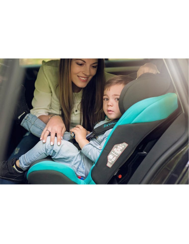 BN-LO-SANDER_BLACK,Lionelo - Scaun auto Sander Spatar reglabil, Forward-Facing sau Rear-Facing, Pozitie de somn, 0-36 Kg, Cu Iso