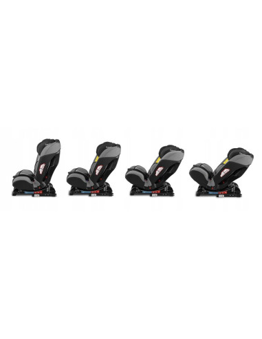 BN-LO-SANDER_GREY,Lionelo - Scaun auto Sander Spatar reglabil, Forward-Facing sau Rear-Facing, Pozitie de somn, 0-36 Kg, Cu Isof