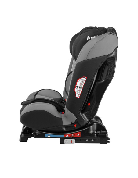 BN-LO-SANDER_GREY,Lionelo - Scaun auto Sander Spatar reglabil, Forward-Facing sau Rear-Facing, Pozitie de somn, 0-36 Kg, Cu Isof
