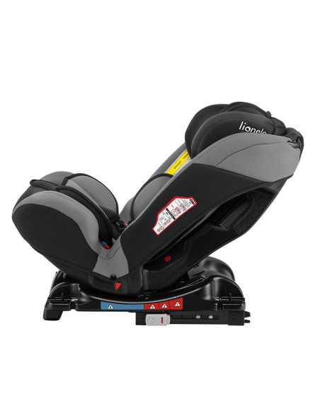 BN-LO-SANDER_GREY,Lionelo - Scaun auto Sander Spatar reglabil, Forward-Facing sau Rear-Facing, Pozitie de somn, 0-36 Kg, Cu Isof