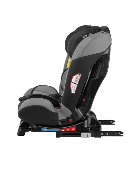 BN-LO-SANDER_GREY,Lionelo - Scaun auto Sander Spatar reglabil, Forward-Facing sau Rear-Facing, Pozitie de somn, 0-36 Kg, Cu Isof