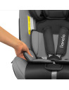 BN-LO-SANDER_GREY,Lionelo - Scaun auto Sander Spatar reglabil, Forward-Facing sau Rear-Facing, Pozitie de somn, 0-36 Kg, Cu Isof