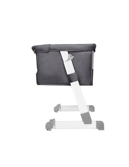 BN-LO-THEO_Dark_Grey,Lionelo - Patut co-sleeper Theo 2 in 1, Cu setare unghiulara, Reglabil in 5 pozitii pe inaltime, Conform cu